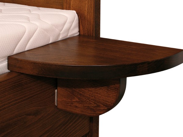 Závěsná police zaoblená